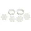 Store Depot Ausstechform-Set Snowflake Mit Pragung