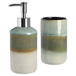 Outlet Depot Bad-Utensilien-Set Two Tone