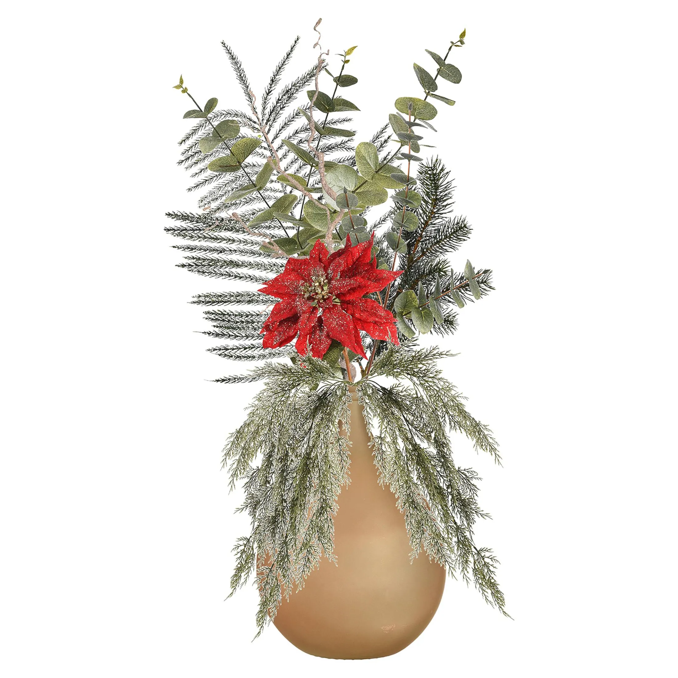 Store Depot Ballonvase Classic Christmas Mit Kunstblumen