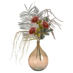 Hot Depot Ballonvase Winter Glam Mit Kunstblumen
