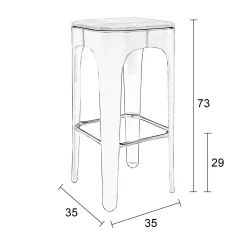 Discount Depot Barhocker Marloes