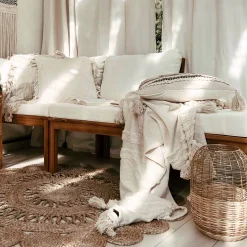 Fashion Depot Decke Boho-Raute