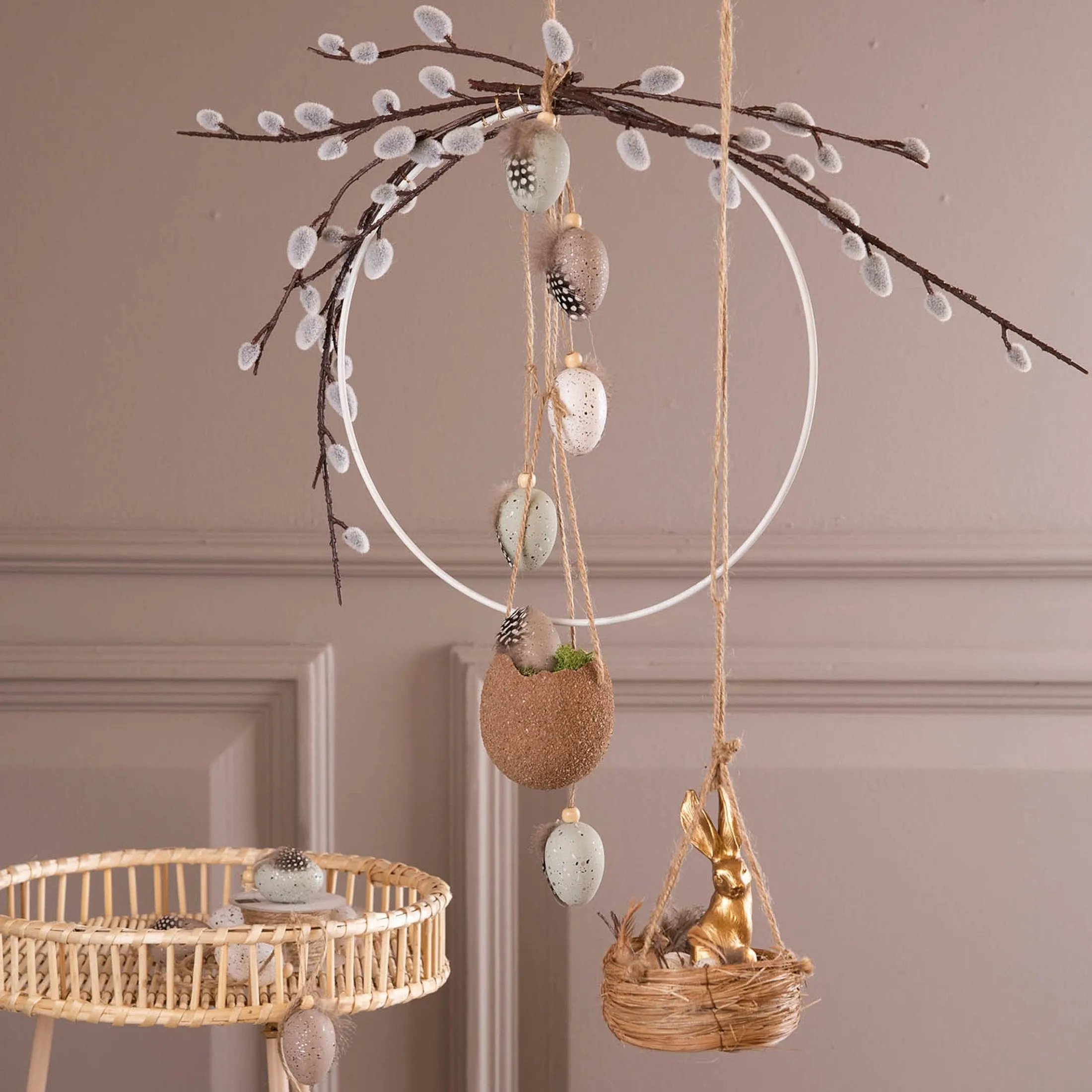 Outlet Depot Deko-Adventskranz-Set Christmas Glam