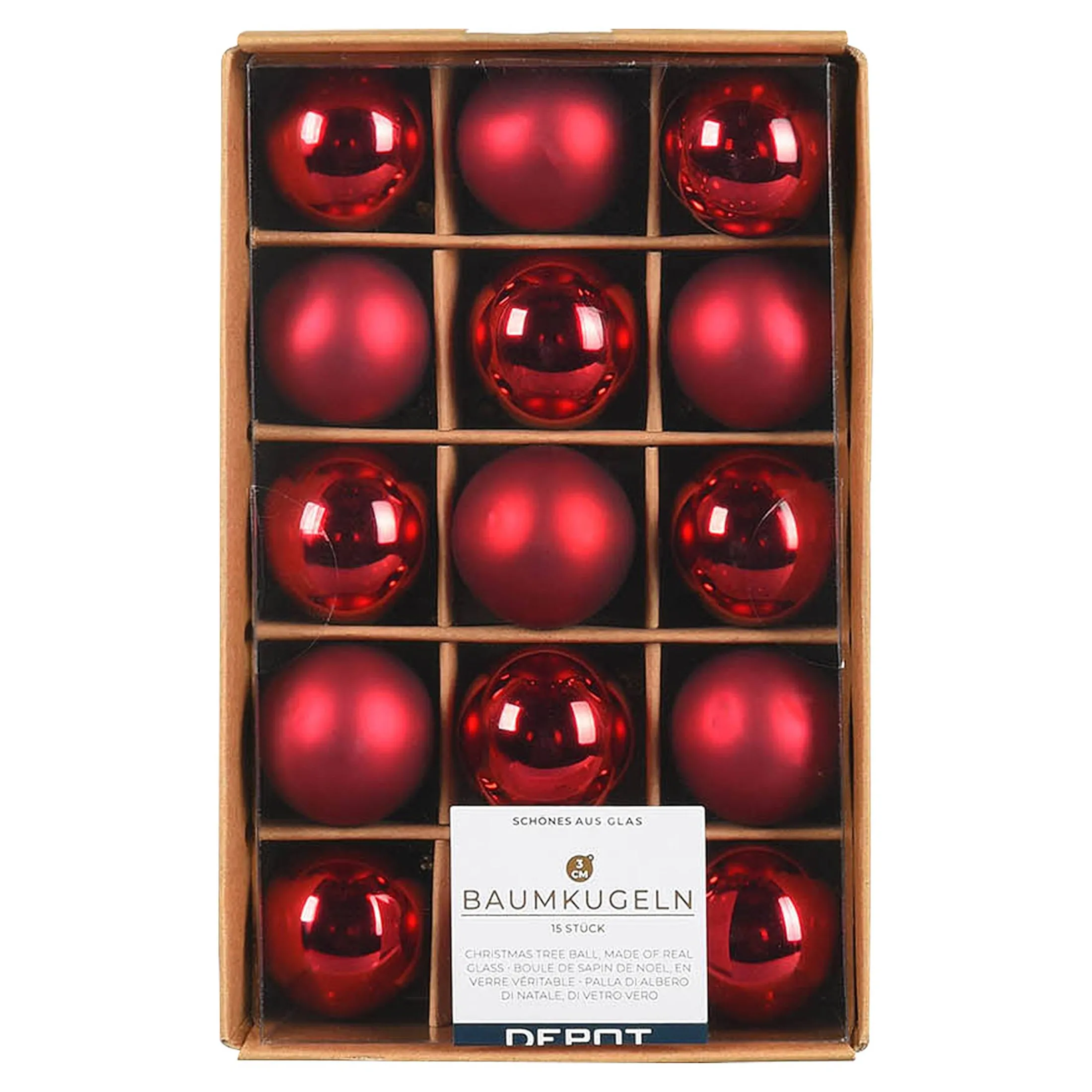 Clearance Depot Deko-Adventskranz-Set Classic Christmas