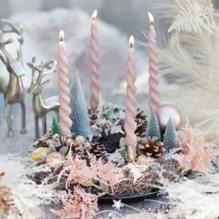 Best Depot Deko-Adventskranz-Set Winter Foliage