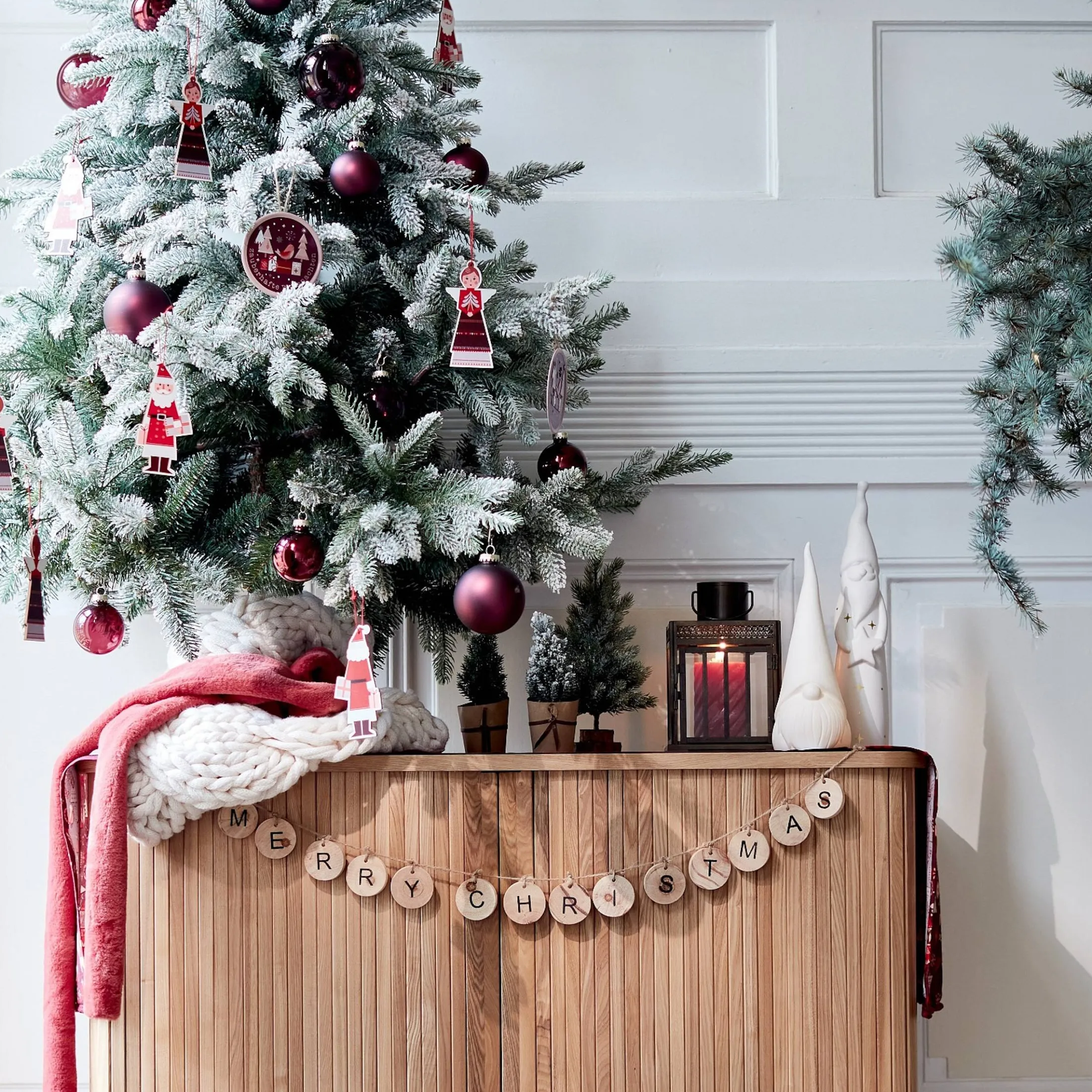 Best Sale Depot Deko-Holzgirlande Merry Christmas