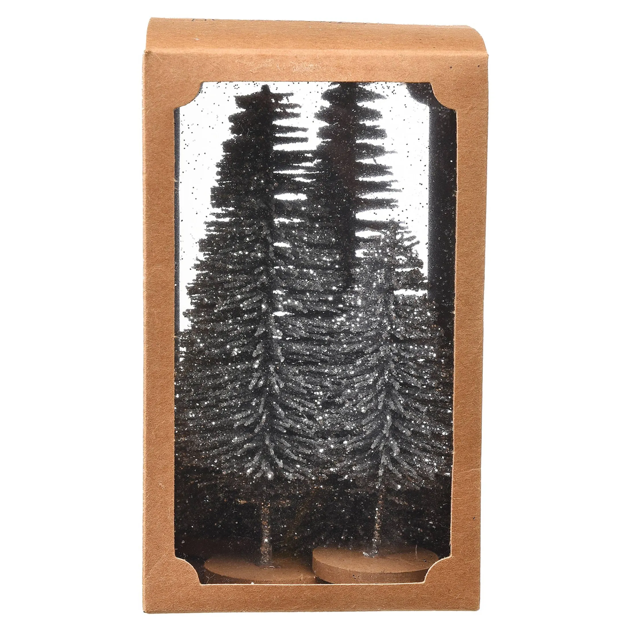 Clearance Depot Deko-Objekt-Set Glitzer-Baum