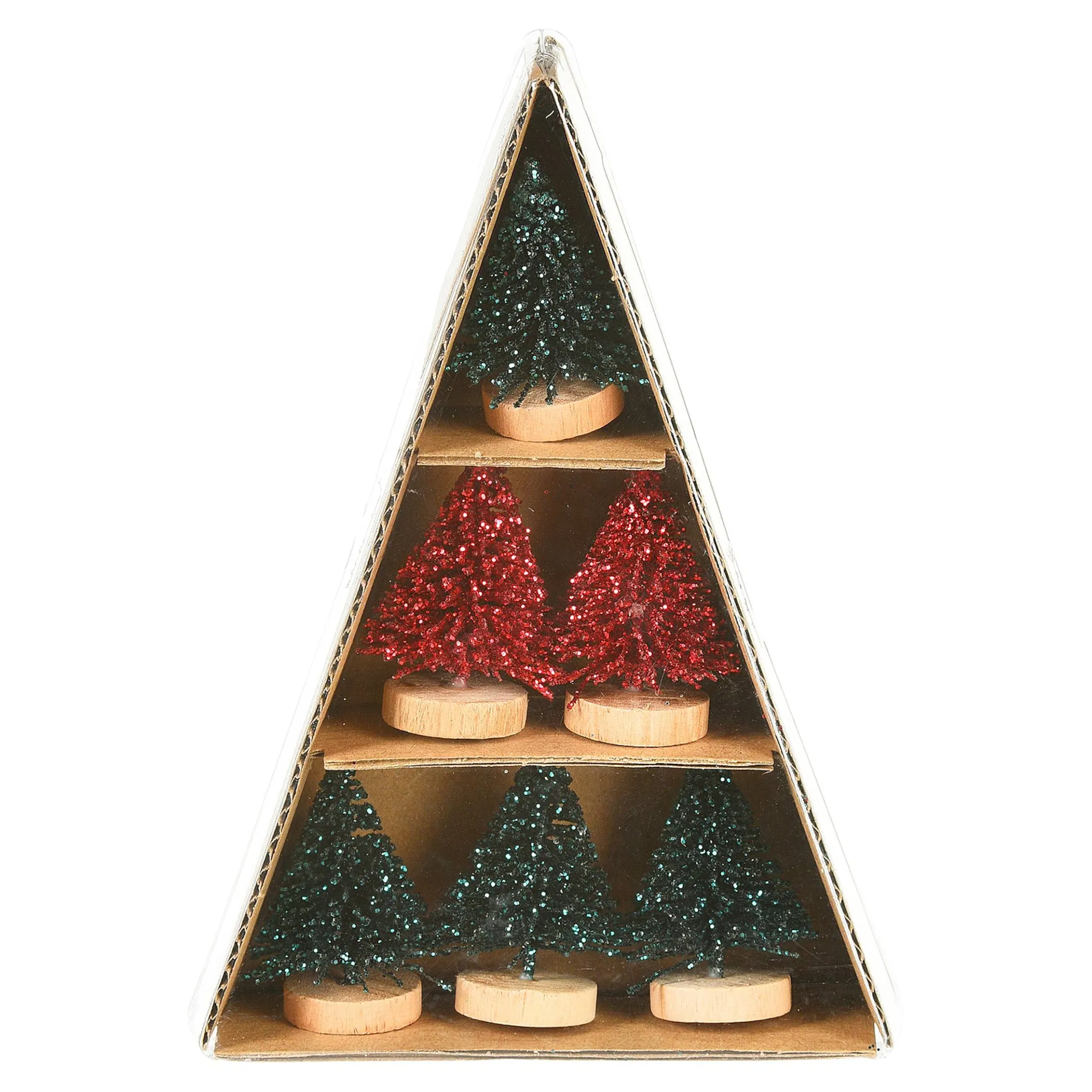 Flash Sale Depot Deko-Objekt-Set Minibaum, Beglimmert