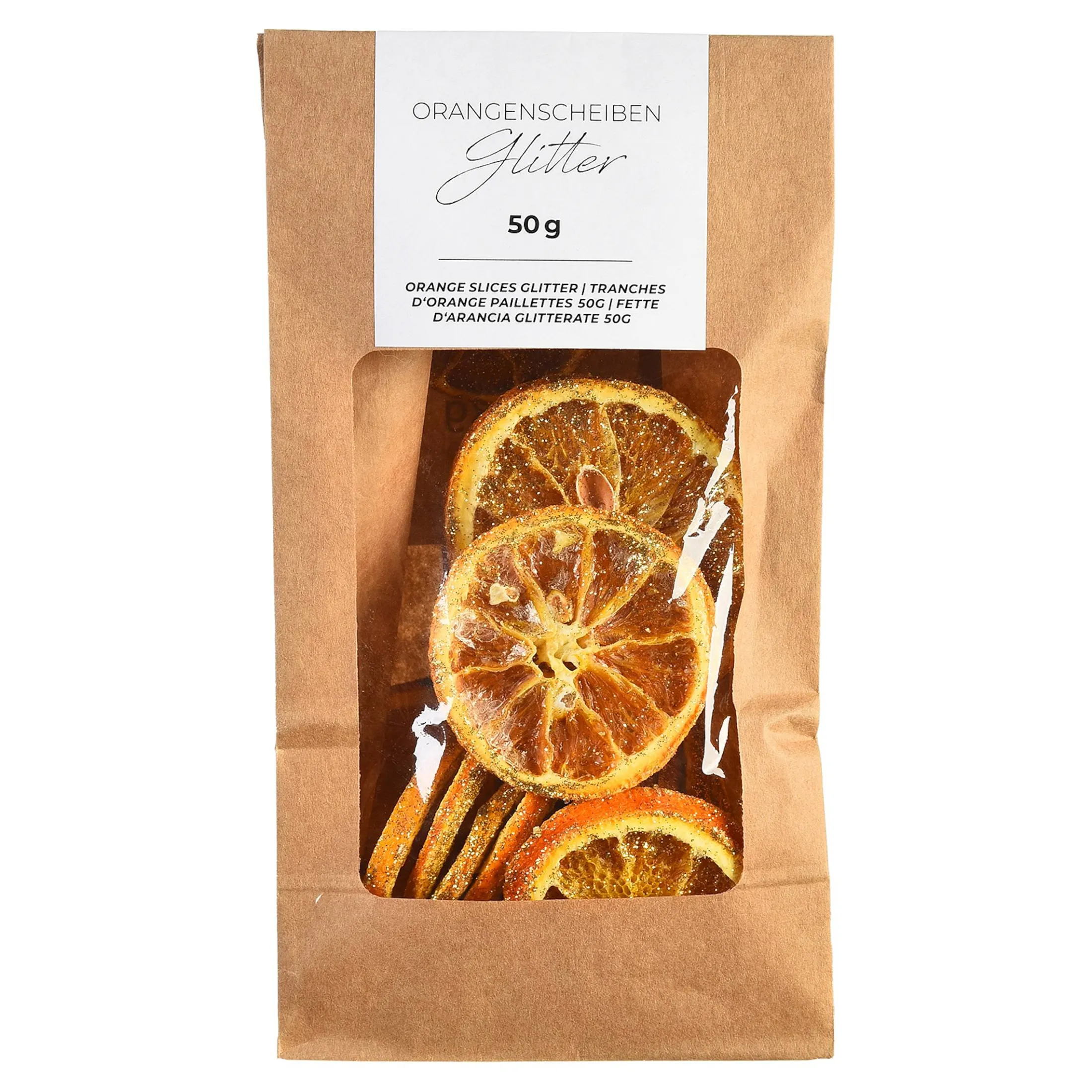 Shop Depot Deko-Orangenscheiben Glitter