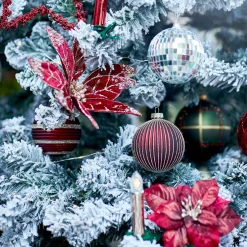 Hot Depot Deko-Set Weihnachts-Kerzenhalter Traditionell