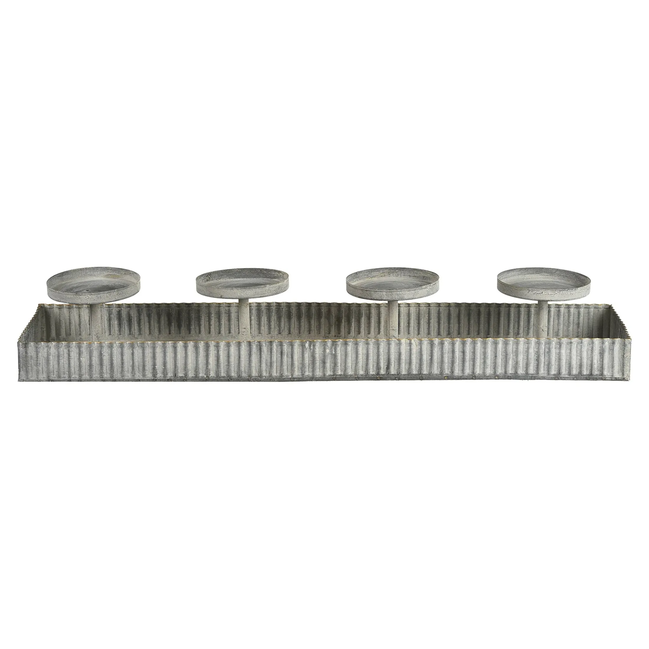 Cheap Depot Deko-Tablett Zinc Mit 4 Tullen