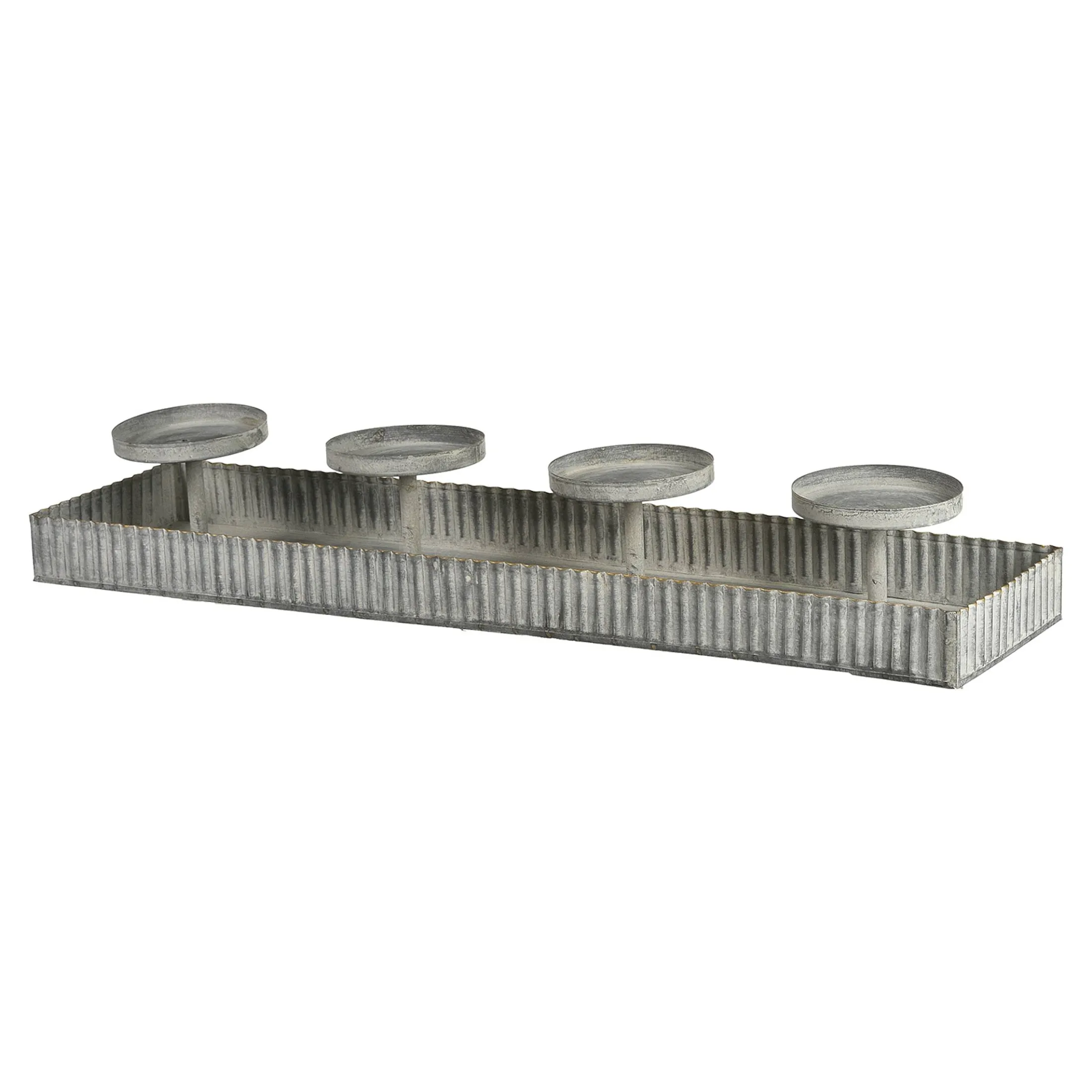 Cheap Depot Deko-Tablett Zinc Mit 4 Tullen