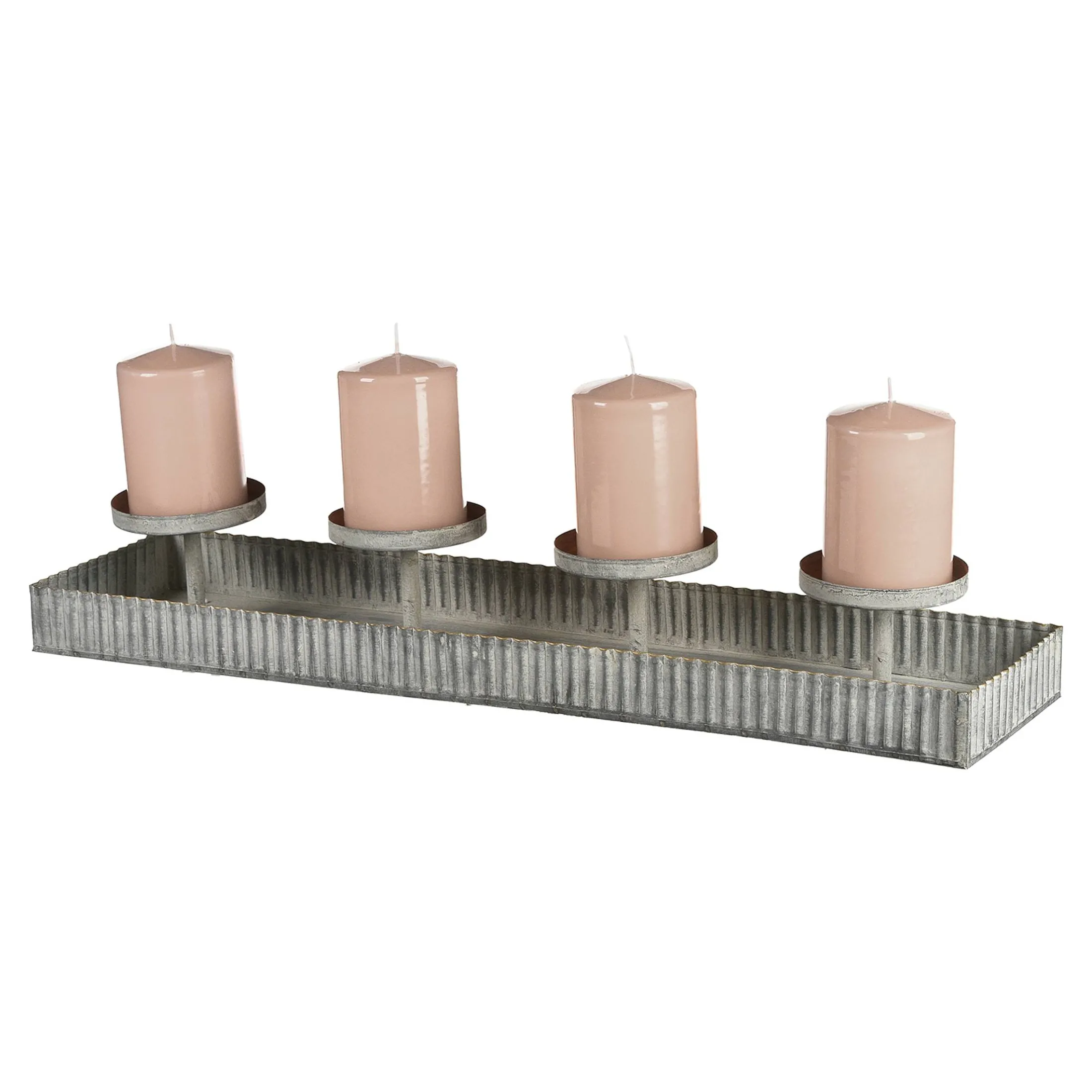 Cheap Depot Deko-Tablett Zinc Mit 4 Tullen