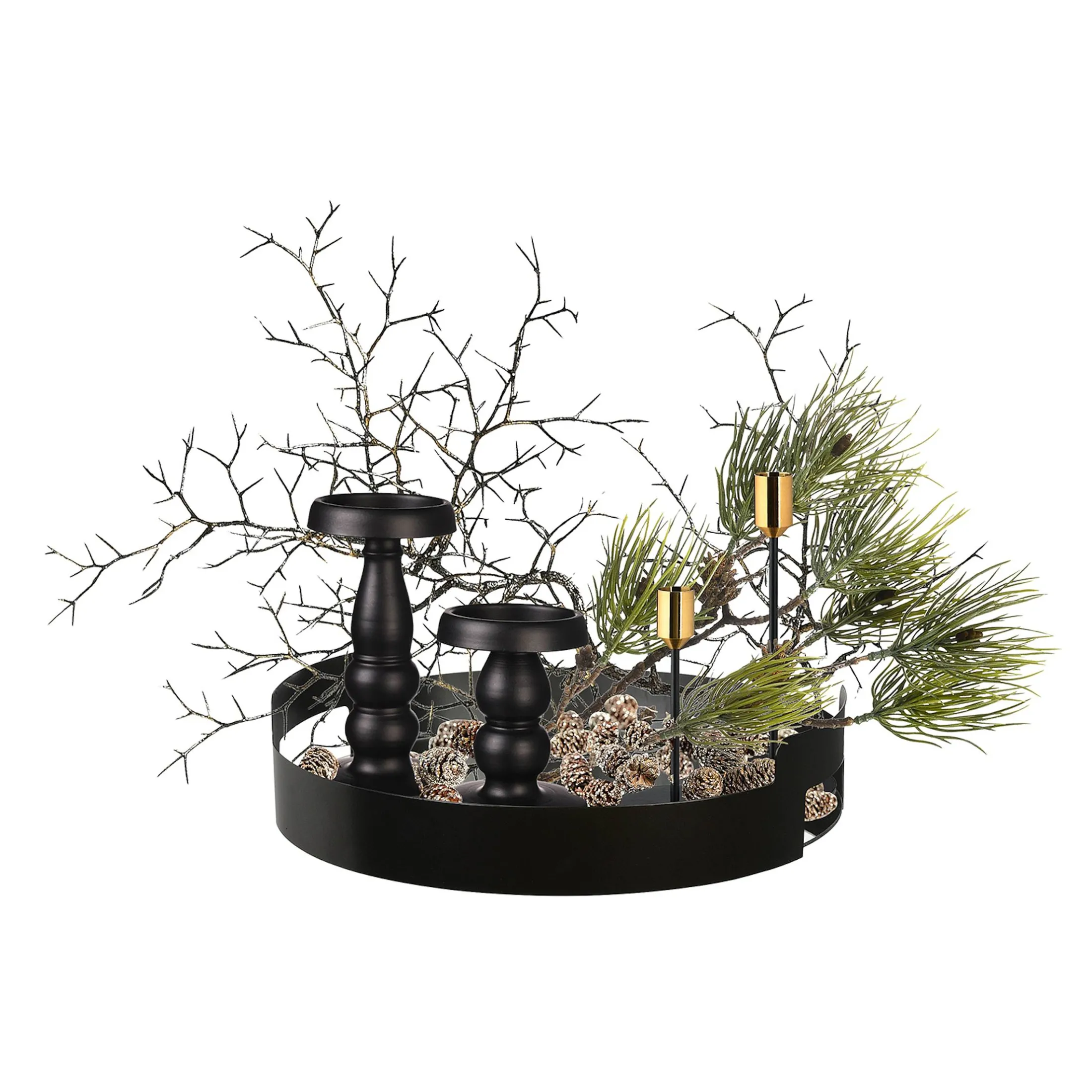 Discount Depot Deko-Tablett-Set Christmas Glam