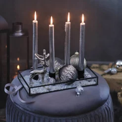 Shop Depot Deko-Weihnachtstablett Silver Glam