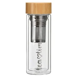 Discount Depot Doppelwand-Isolierflasche Tea Time