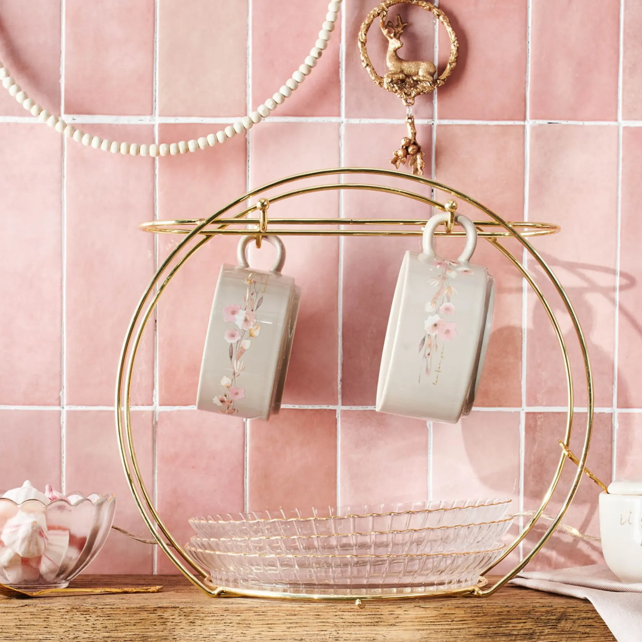 Depot Etageren>Etagere Mit Tassenhaken