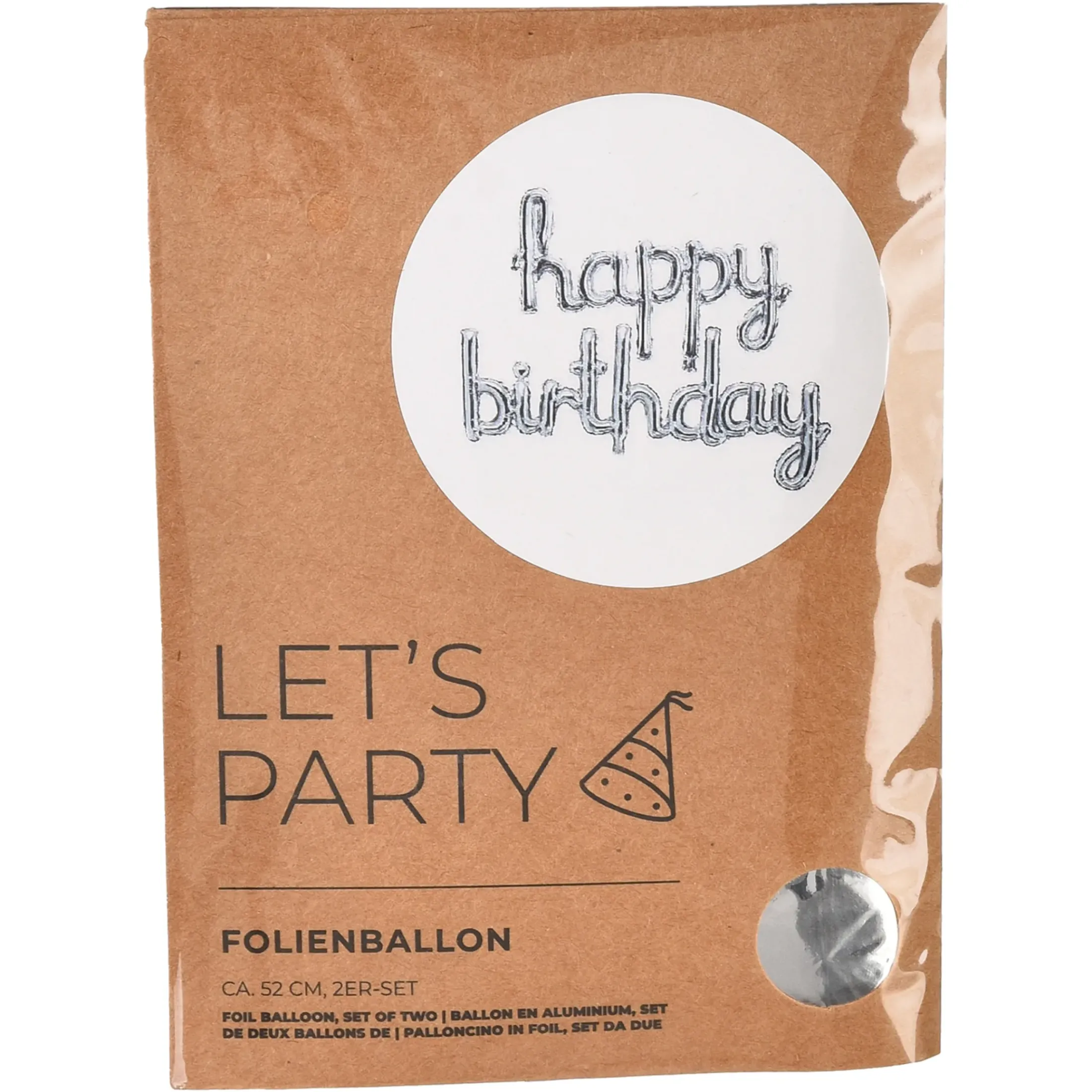 Depot Luftballons>Folienballon-Set Birthday