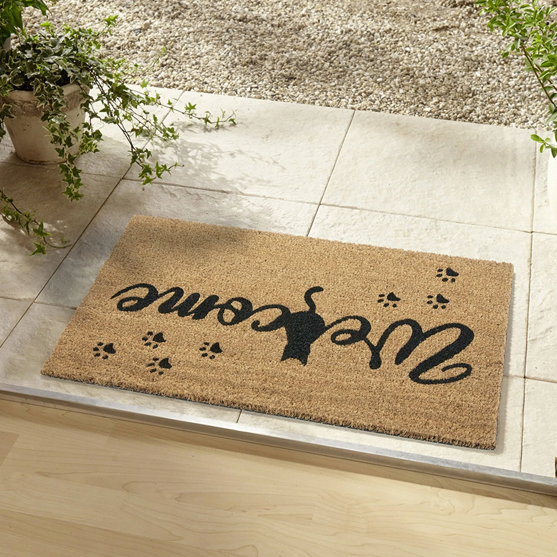 Best Depot Fusmatte Welcome Cat