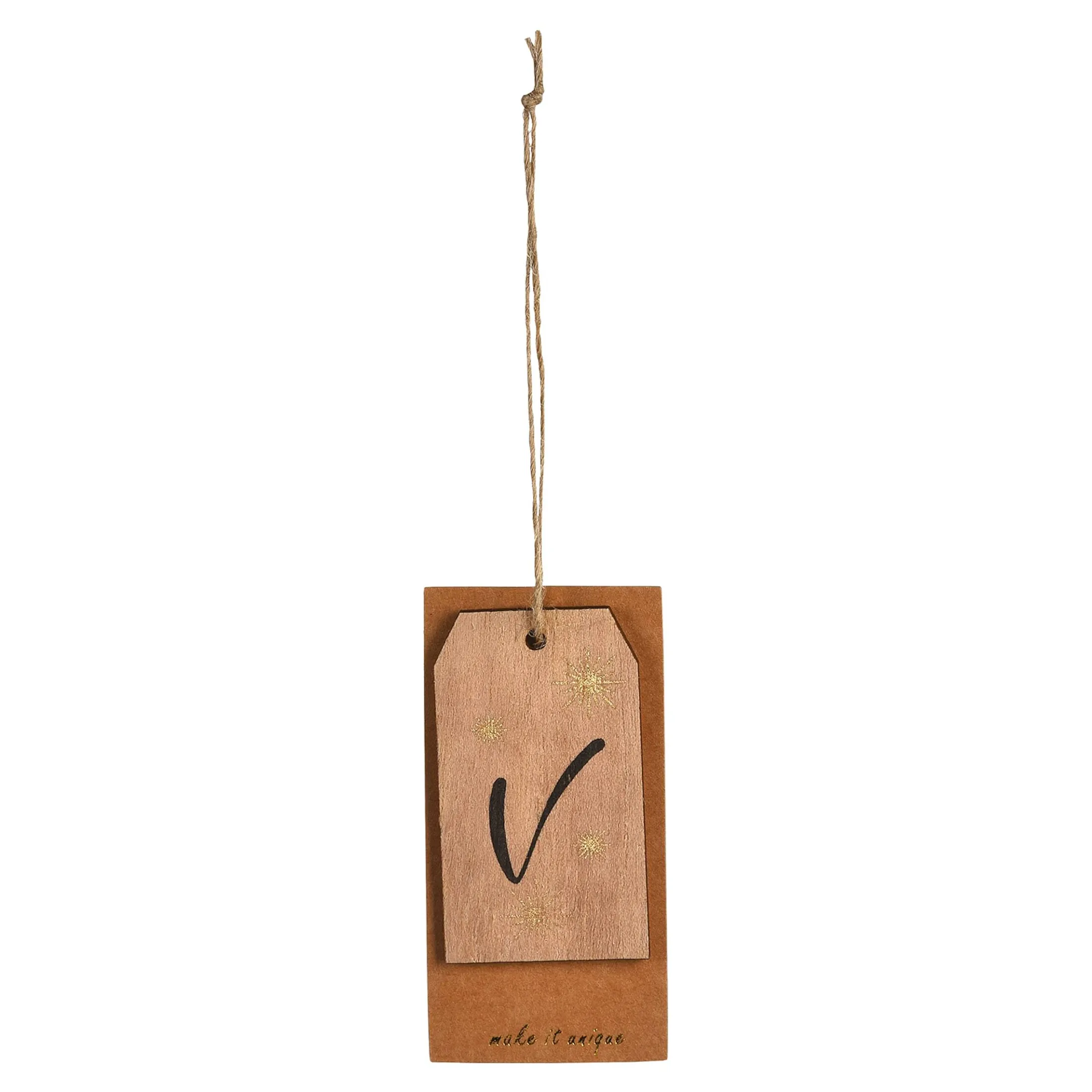 Cheap Depot Geschenkanhänger Monogramm