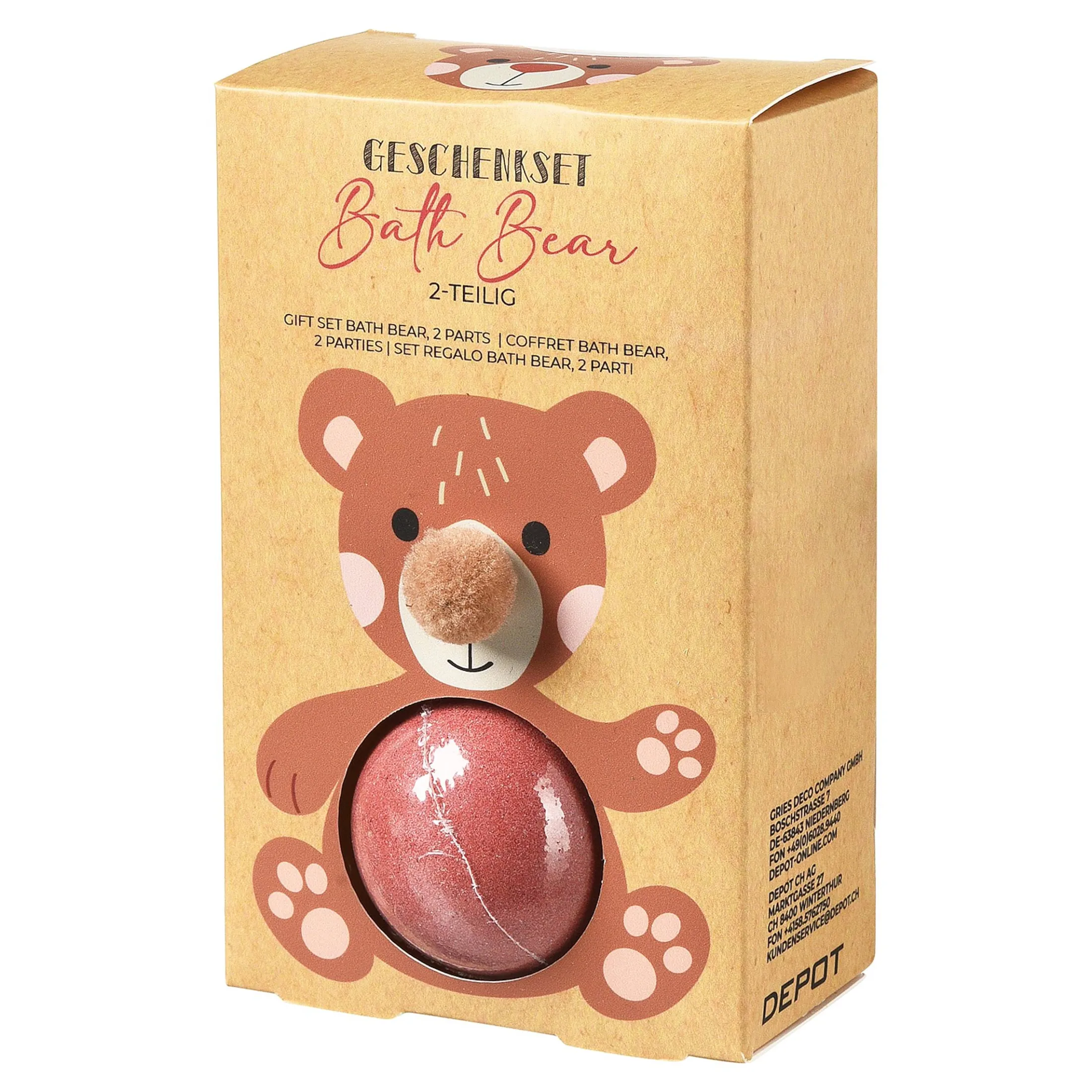 Hot Depot Geschenk-Set Bath Bear