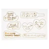 Clearance Depot Glasaufkleber-Set Girly