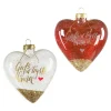 Cheap Depot Glas-Baumschmuck Heart Oma
