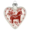 Cheap Depot Glas-Baumschmuck Herz Folklore