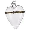 Fashion Depot Glas-Baumschmuck Medaillon Herz