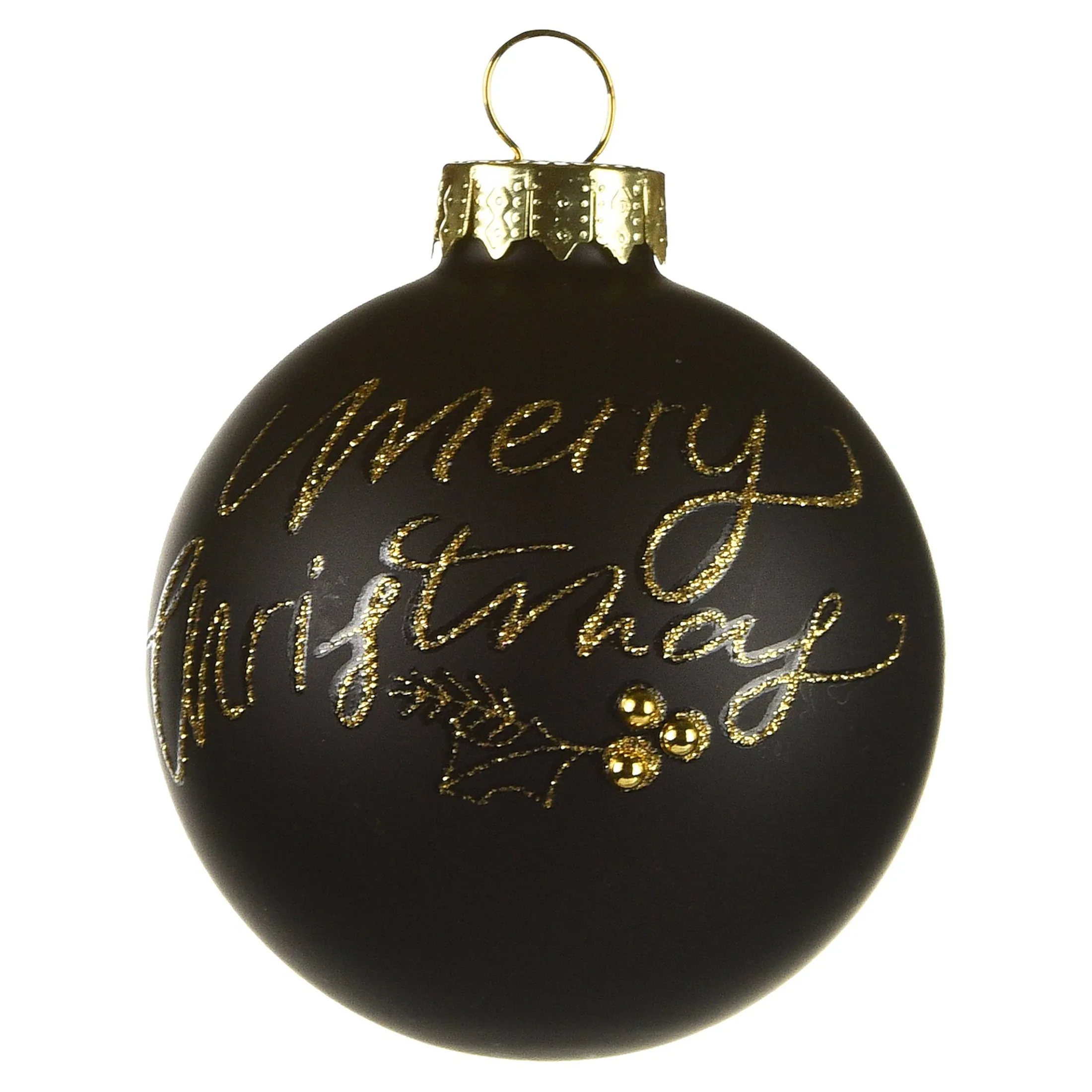 Store Depot Glas-Baumschmuck Merry Christmas