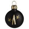 Outlet Depot Glas-Baumschmuck Mini-Taler Monogramm A