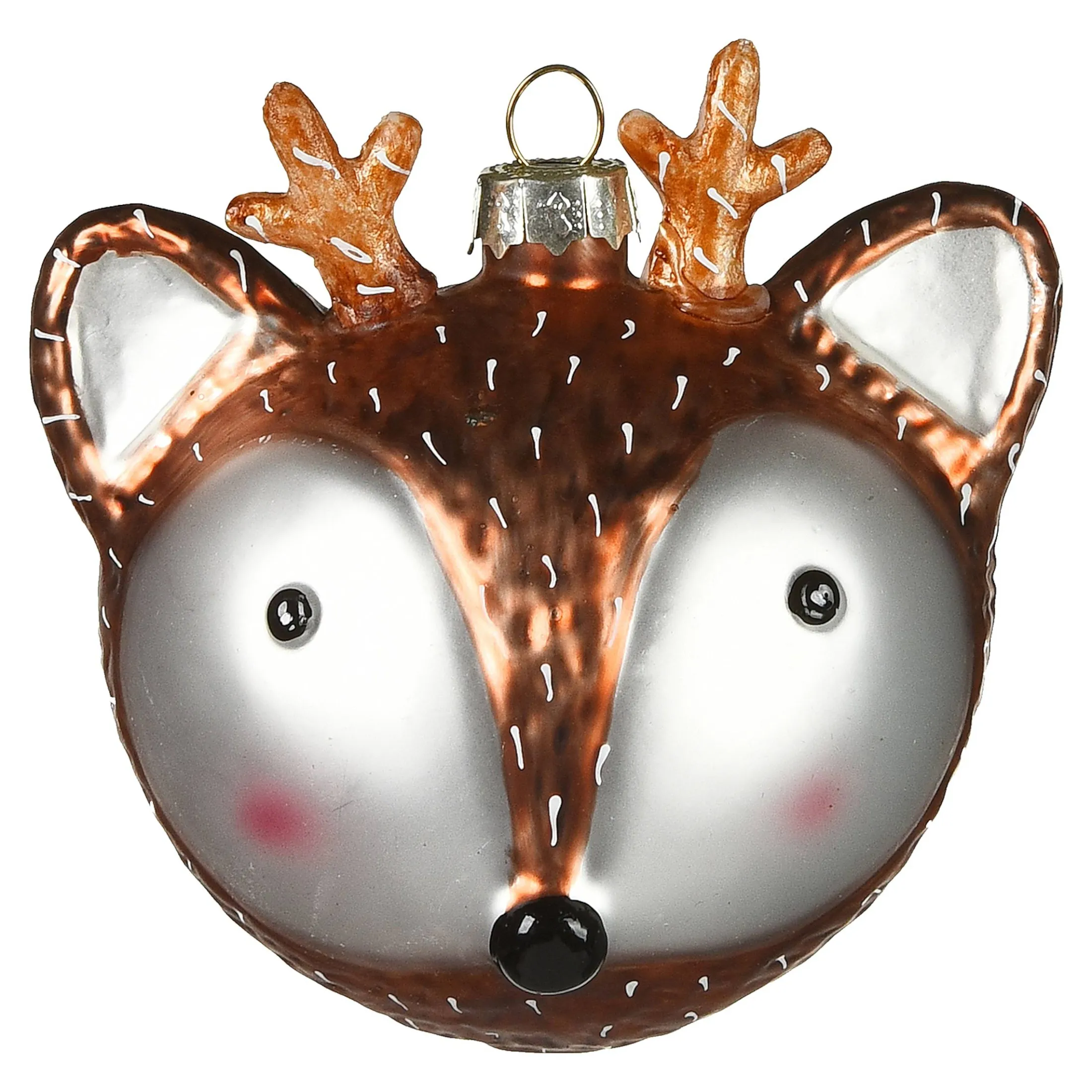 New Depot Glas-Baumschmuck Reh