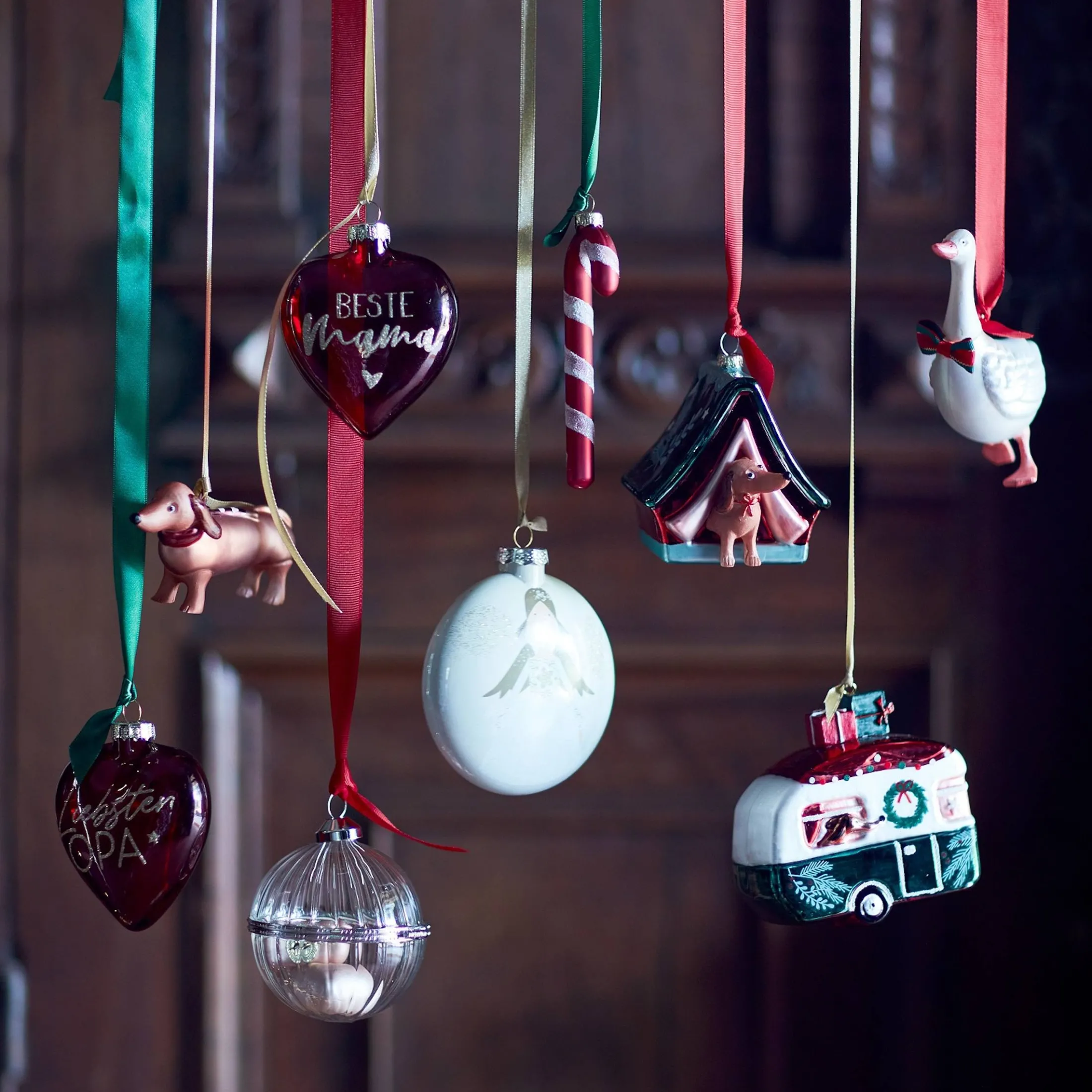 Clearance Depot Glas-Baumschmuck X-Mas Van