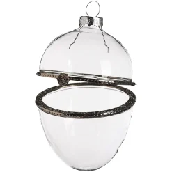 Depot Anhänger & Girlanden>Glas-Deko-Anhänger Medaillon Ei