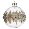 Store Depot Glas-Weihnachtskugel Diamondsplash