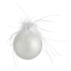 Flash Sale Depot Glas-Weihnachtskugel Feder