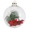 Store Depot Glas-Weihnachtskugel Filled Berries
