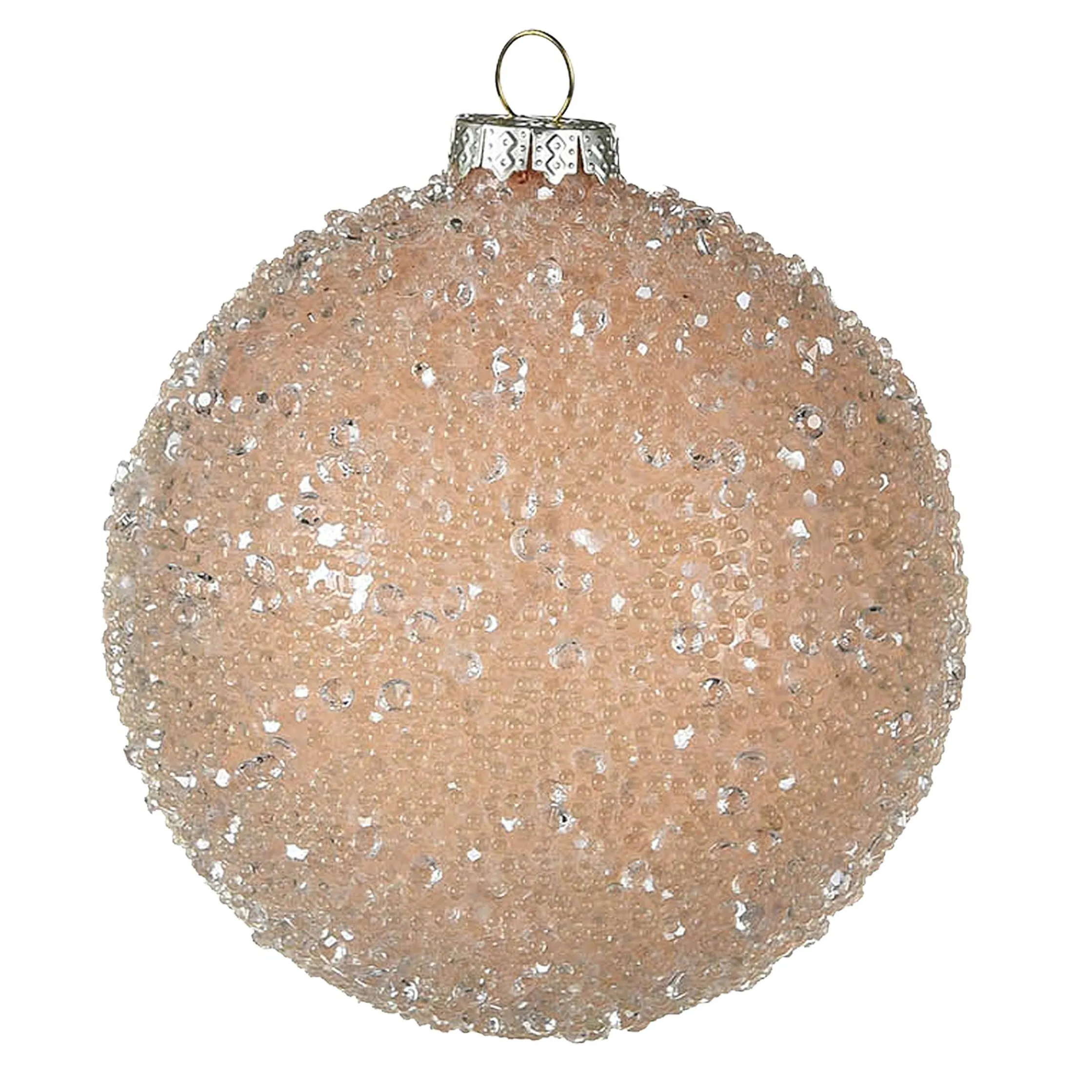 Cheap Depot Glas-Weihnachtskugel Glimmerpearls