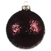 Outlet Depot Glas-Weihnachtskugel Glimmer