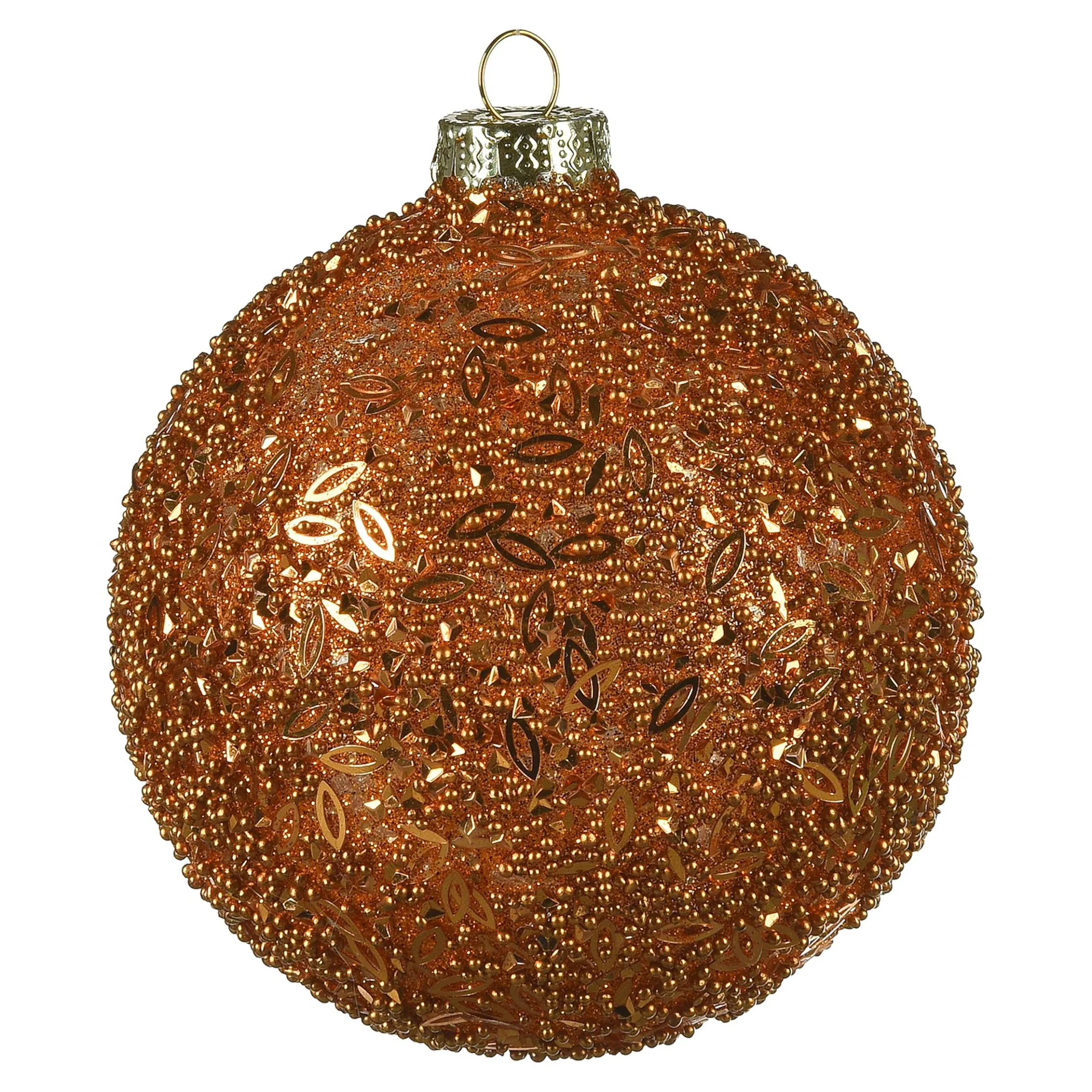 Sale Depot Glas-Weihnachtskugel Glittergranulat