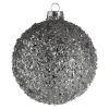 Clearance Depot Glas-Weihnachtskugel Glittergranulat