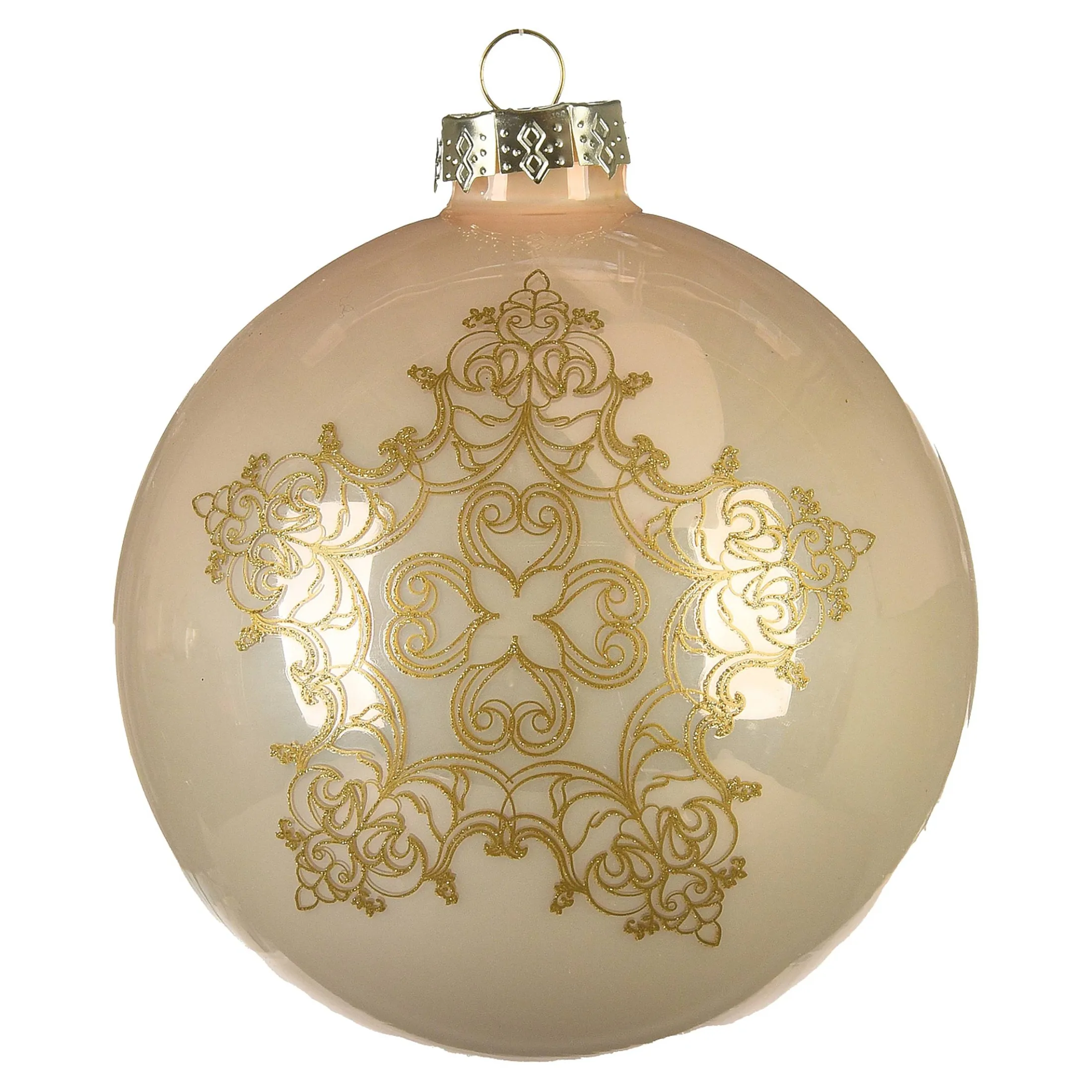 Discount Depot Glas-Weihnachtskugel Noble