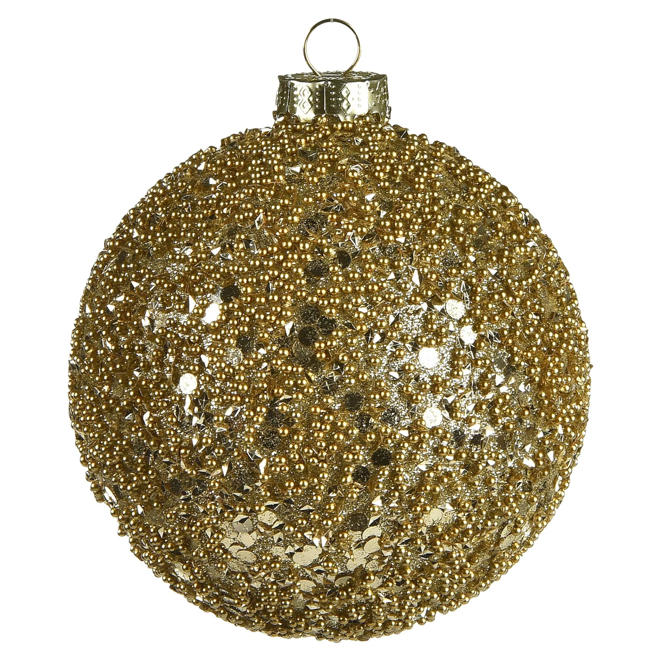 Clearance Depot Glas-Weihnachtskugel Roundgranulat