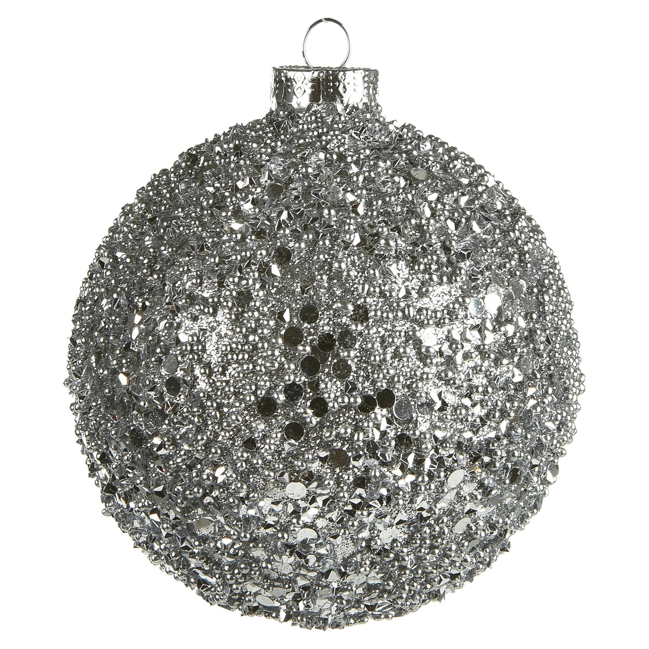 Outlet Depot Glas-Weihnachtskugel Roundgranulat