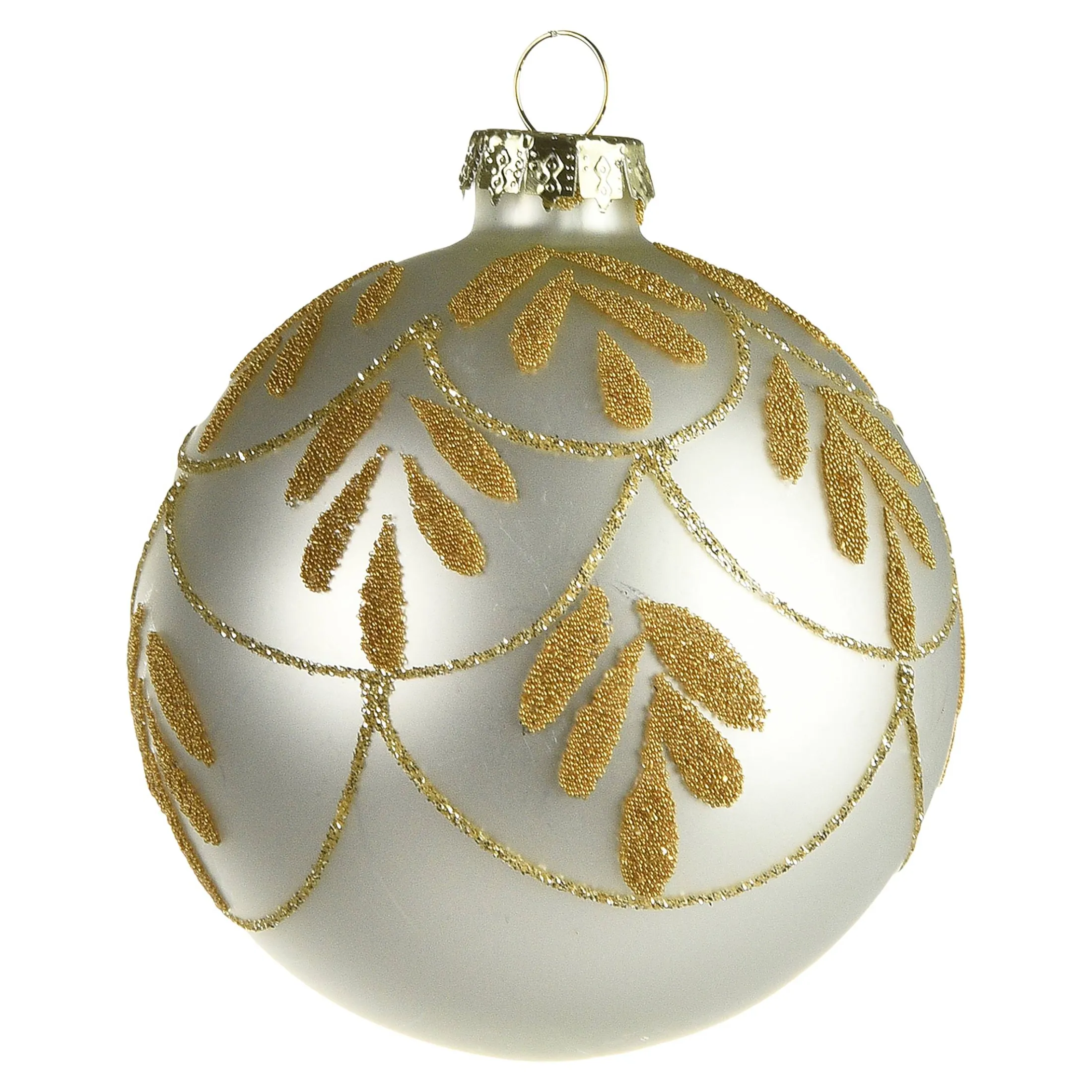 Discount Depot Glas-Weihnachtskugel Sugar Ornament