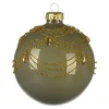 Outlet Depot Glas-Weihnachtskugel Vintage Glam