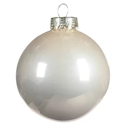 Sale Depot Glas-Weihnachtskugeln Opal