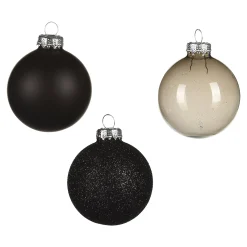 Fashion Depot Glas-Weihnachtskugel-Set