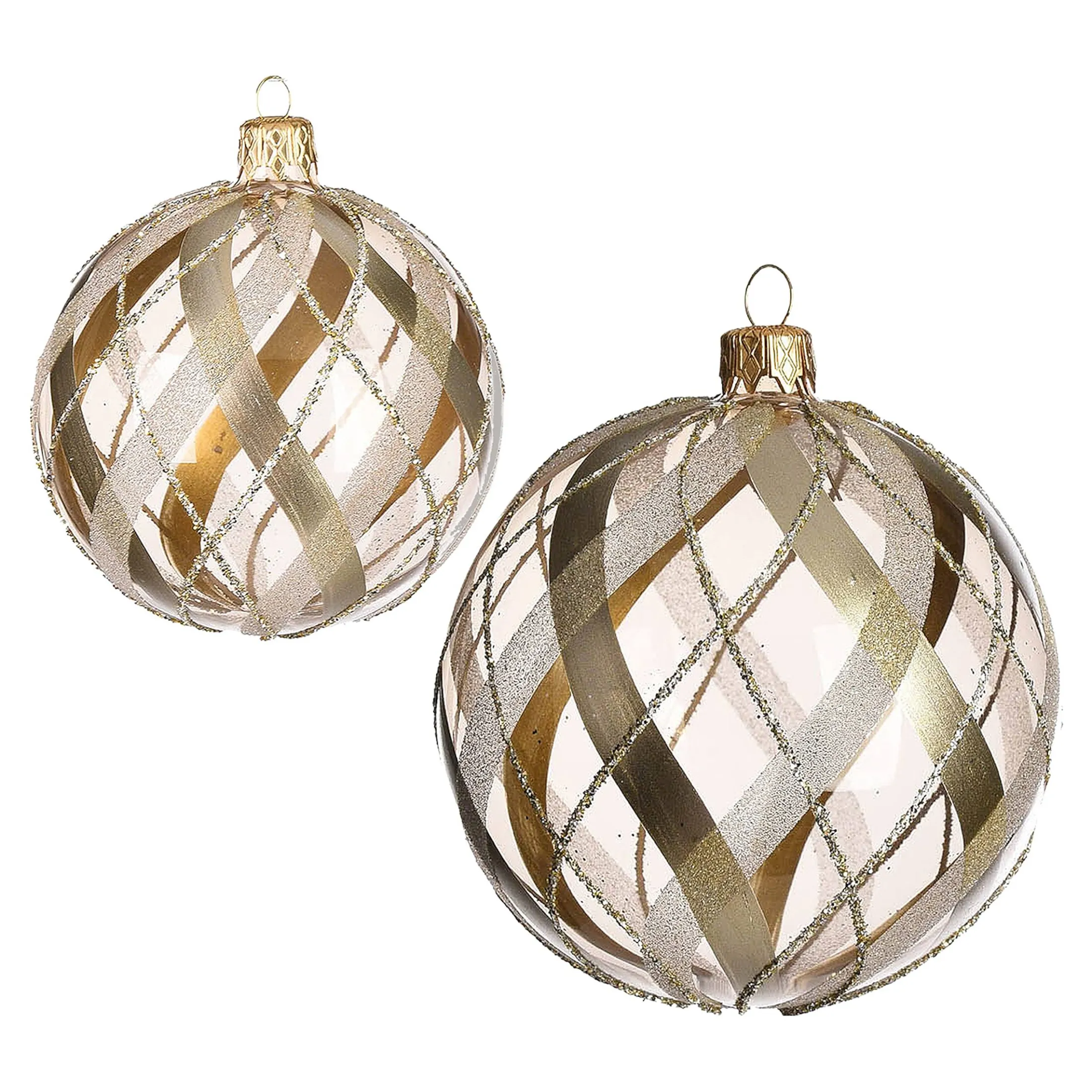 New Depot Glas-Weihnachtskugel-Set Doublecheck