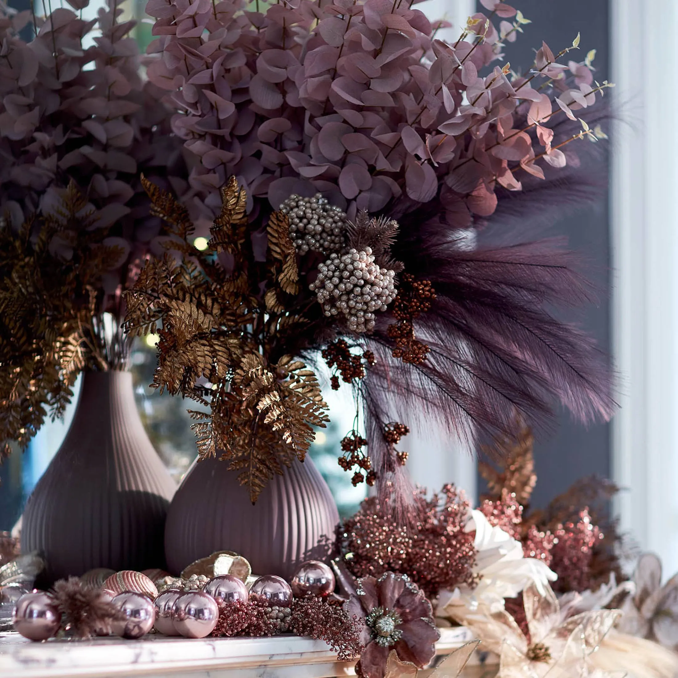 Shop Depot Glitzer-Kunstblume Beere